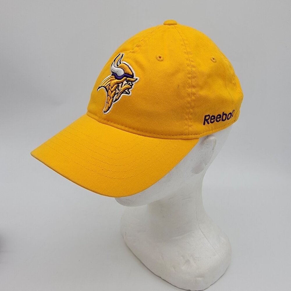 Minnesota Vikings Reebok Yellow Baseball Cap Hat Size X / XL NFL‎ Football